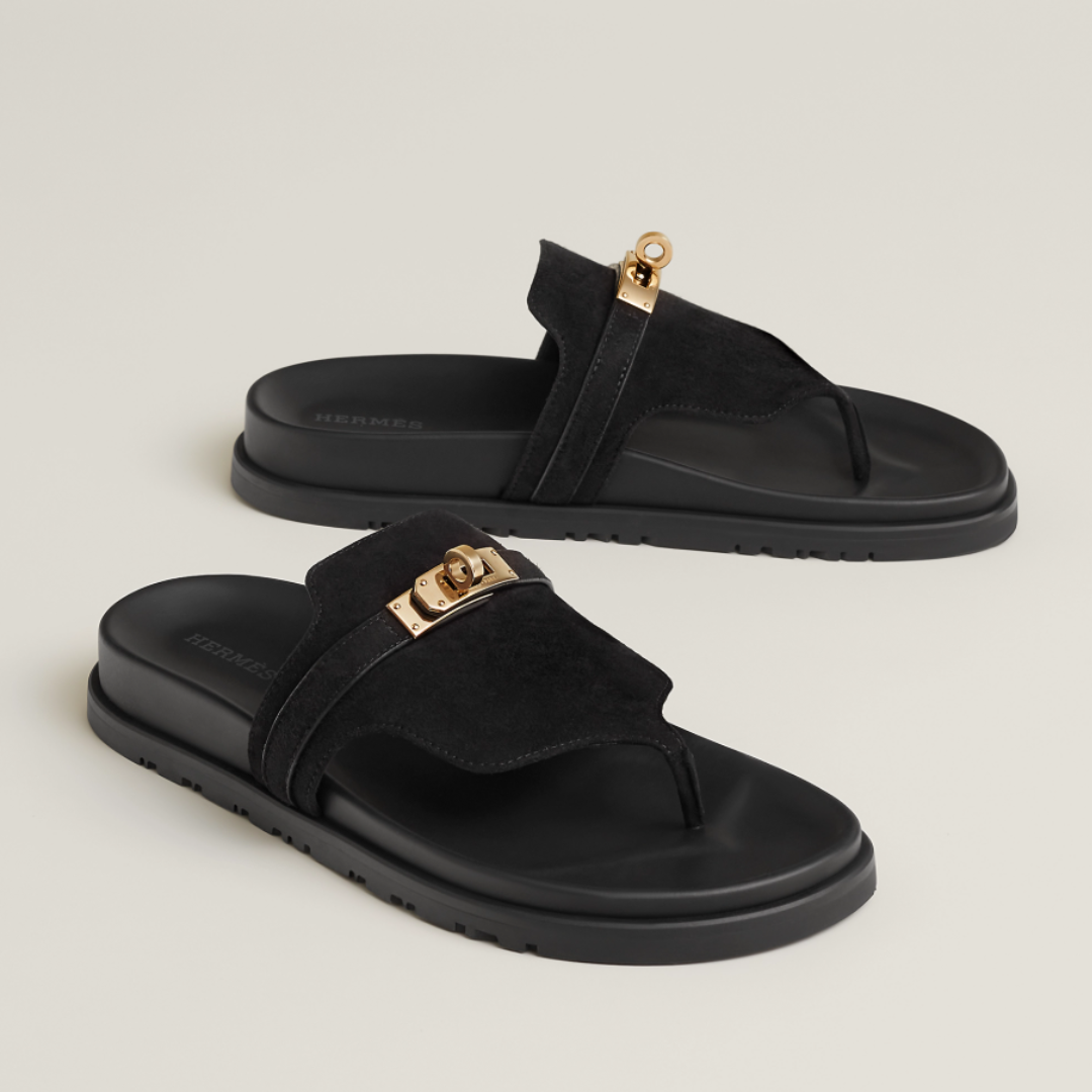 HERMES Empire Sandals Negru